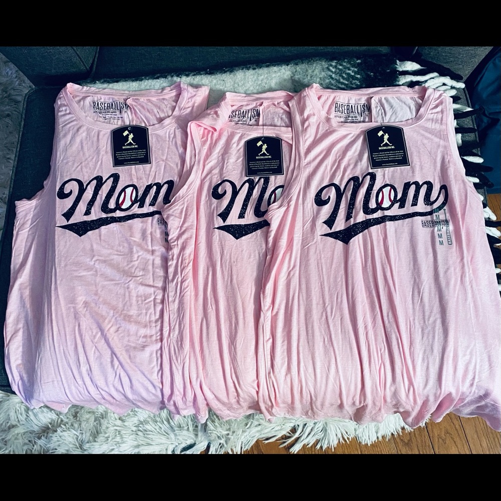 Baseballism Baseball Mom tank
